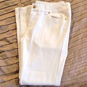 White cotton stretch "jeans"